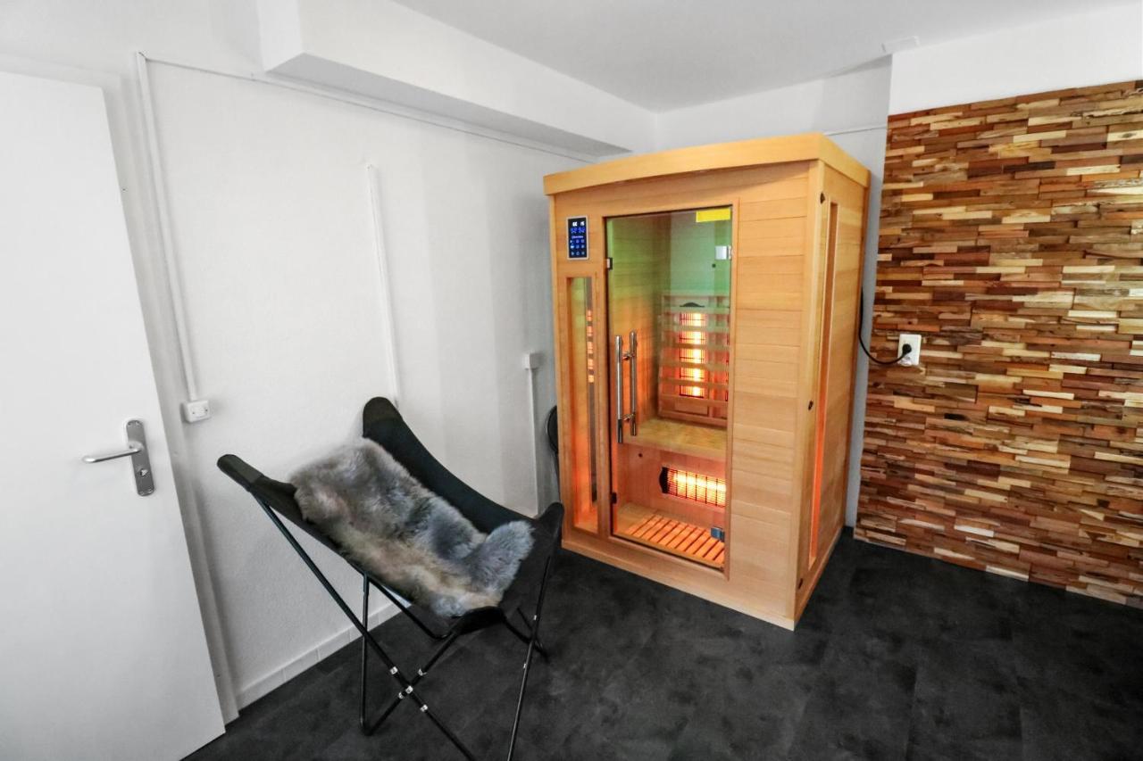 Appartement Confortable Avec Un Sauna Лойкербад Экстерьер фото