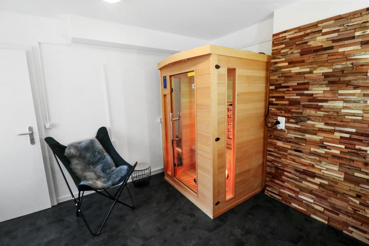 Appartement Confortable Avec Un Sauna Лойкербад Экстерьер фото